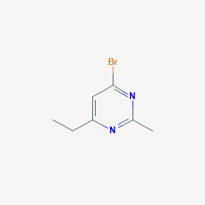 molecular formula C7H9BrN2 B2433766 4-溴-6-乙基-2-甲基嘧啶 CAS No. 1412961-18-2