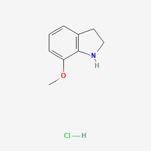 molecular formula C9H12ClNO B2433774 7-甲氧基吲哚盐酸盐 CAS No. 4770-43-8