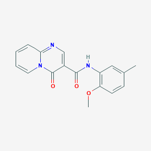 molecular formula C17H15N3O3 B2433776 N-(2-methoxy-5-methylphenyl)-4-oxo-4H-pyrido[1,2-a]pyrimidine-3-carboxamide CAS No. 847411-42-1