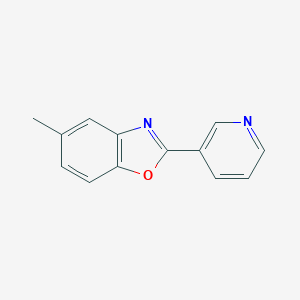 molecular formula C13H10N2O B243384 5-Methyl-2-(pyridin-3-yl)-1,3-benzoxazole 