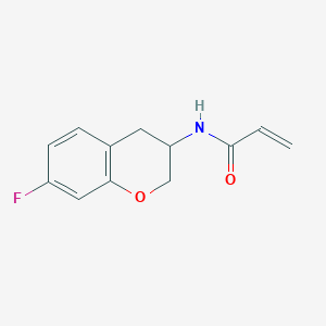 N-(7-Fluoro-3,4-dihydro-2H-chromen-3-yl)prop-2-enamide