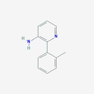 molecular formula C12H12N2 B2433868 2-o-Tolyl-pyridin-3-ylamine CAS No. 886508-16-3