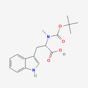 molecular formula C17H22N2O4 B2433881 Boc-Nalpha-methyl-DL-tryptophan CAS No. 1452574-00-3