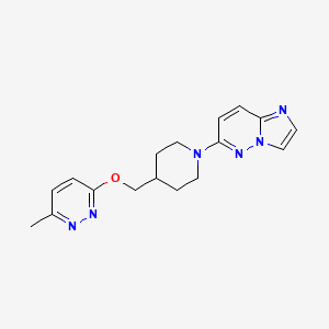 6-[4-[(6-Methylpyridazin-3-yl)oxymethyl]piperidin-1-yl]imidazo[1,2-b]pyridazine