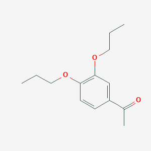 molecular formula C14H20O3 B2433921 1-(3,4-Dipropoxyphenyl)ethanone CAS No. 105321-59-3