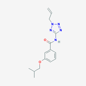 molecular formula C15H19N5O2 B243395 N-(2-allyl-2H-tetraazol-5-yl)-3-isobutoxybenzamide 