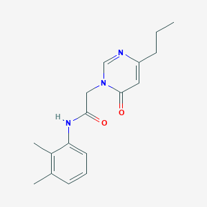 molecular formula C17H21N3O2 B2433965 N-(2,3-dimethylphenyl)-2-(6-oxo-4-propylpyrimidin-1(6H)-yl)acetamide CAS No. 1171687-65-2