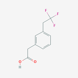 molecular formula C10H9F3O2 B2434031 2-[3-(2,2,2-トリフルオロエチル)フェニル]酢酸 CAS No. 1369119-16-3