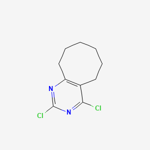 molecular formula C10H12Cl2N2 B2434033 2,4-Dicloro-5,6,7,8,9,10-hexahidrocicloocta[d]pirimidina CAS No. 1699-20-3