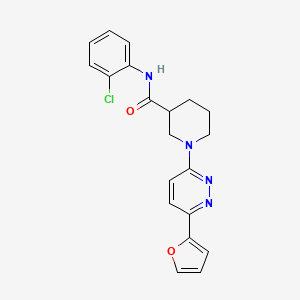 N-(2-chlorophenyl)-1-(6-(furan-2-yl)pyridazin-3-yl)piperidine-3-carboxamide