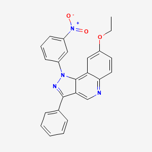 8-ethoxy-1-(3-nitrophenyl)-3-phenyl-1H-pyrazolo[4,3-c]quinoline