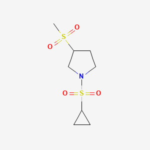 1-(Cyclopropylsulfonyl)-3-(methylsulfonyl)pyrrolidine