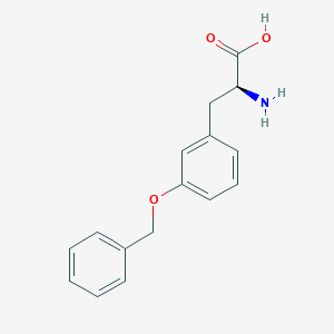 molecular formula C16H18ClNO3 B2434095 (S)-2-Amino-3-(3-(benzyloxy)phenyl)propanoic acid CAS No. 1270039-30-9
