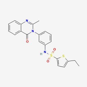 5-ethyl-N-(3-(2-methyl-4-oxoquinazolin-3(4H)-yl)phenyl)thiophene-2-sulfonamide