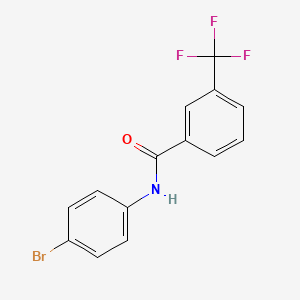 molecular formula C14H9BrF3NO B2434116 N-(4-bromophenyl)-3-(trifluoromethyl)benzamide CAS No. 562080-79-9