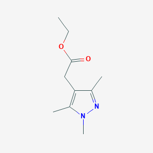 molecular formula C10H16N2O2 B2434167 乙酸2-(1,3,5-三甲基-1H-吡唑-4-基)乙酯 CAS No. 70598-01-5