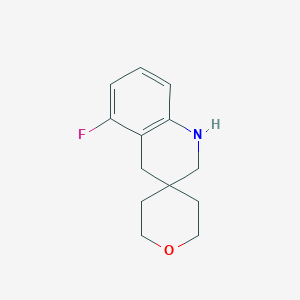 5'-Fluoro-2',4'-dihydro-1'H-spiro[oxane-4,3'-quinoline]