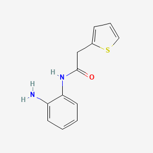 molecular formula C12H12N2OS B2434195 N-(2-aminophenyl)-2-(thiophen-2-yl)acetamide CAS No. 953751-18-3