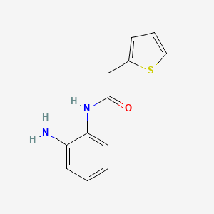 molecular formula C12H12N2OS B2434195 N-(2-アミノフェニル)-2-(チオフェン-2-イル)アセトアミド CAS No. 953751-18-3