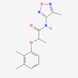 2-(2,3-dimethylphenoxy)-N-(4-methyl-1,2,5-oxadiazol-3-yl)propanamide