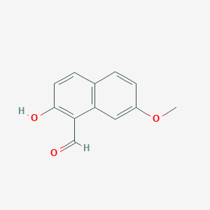 molecular formula C12H10O3 B2434211 2-Hydroxy-7-methoxy-1-naphthaldehyde CAS No. 75965-66-1