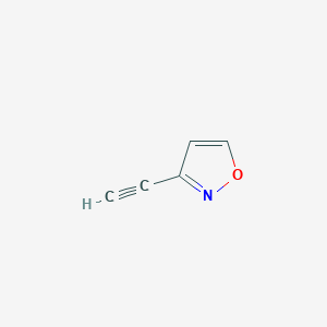 molecular formula C5H3NO B2434253 Ethynylisoxazole CAS No. 2137766-58-4