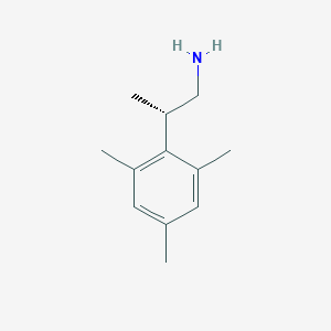 (2S)-2-(2,4,6-Trimethylphenyl)propan-1-amine