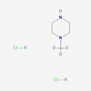 molecular formula C5H14Cl2N2 B2434292 1-(Trideuteriomethyl)piperazine;dihydrochloride CAS No. 2043778-87-4