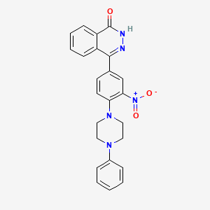 4-[3-Nitro-4-(4-phenylpiperazin-1-yl)phenyl]-1,2-dihydrophthalazin-1-one