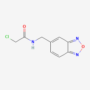 N-(2,1,3-Benzoxadiazol-5-ylmethyl)-2-chloroacetamide