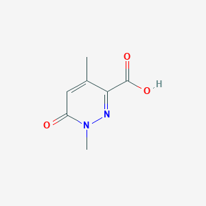 molecular formula C7H8N2O3 B2434355 1,4-二甲基-6-氧代吡啶二嗪-3-羧酸 CAS No. 1501758-80-0
