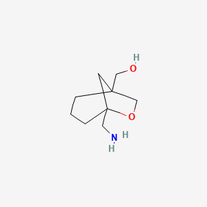 [5-(Aminomethyl)-6-oxabicyclo[3.2.1]octan-1-yl]methanol