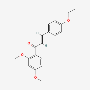 molecular formula C19H20O4 B2434399 反式-4-乙氧基-2',4'-二甲氧基查耳酮 CAS No. 908106-78-5