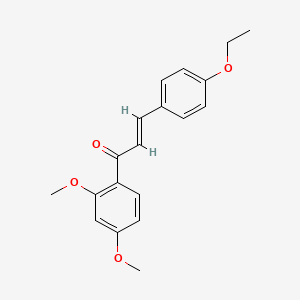 molecular formula C19H20O4 B2434399 trans-4-Ethoxy-2',4'-Dimethoxychalcon CAS No. 908106-78-5