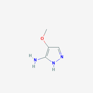 molecular formula C4H7N3O B2434411 4-甲氧基-1H-吡唑-3-胺 CAS No. 151521-87-8