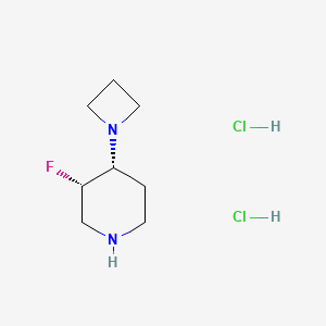 cis-4-(Azetidin-1-yl)-3-fluoropiperidine dihydrochloride