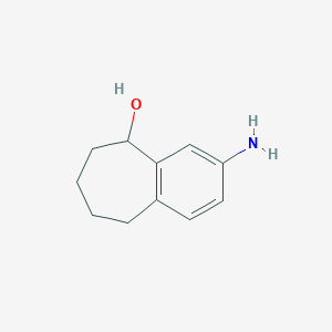 molecular formula C11H15NO B2434451 3-氨基-6,7,8,9-四氢-5H-苯并[7]环庚烯-5-醇 CAS No. 103858-43-1