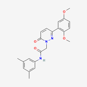 2-[3-(2,5-dimethoxyphenyl)-6-oxopyridazin-1-yl]-N-(3,5-dimethylphenyl)acetamide