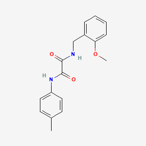 molecular formula C17H18N2O3 B2434460 N-[(2-methoxyphenyl)methyl]-N'-(4-methylphenyl)oxamide CAS No. 428504-28-3