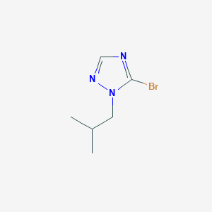 molecular formula C6H10BrN3 B2434462 5-Bromo-1-(2-methylpropyl)-1,2,4-triazole CAS No. 1505238-82-3