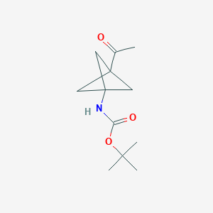 tert-butyl N-(3-acetyl-1-bicyclo[1.1.1]pentanyl)carbamate