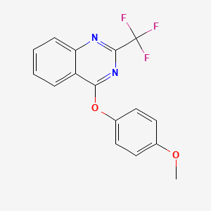 4-(4-Methoxyphenoxy)-2-(trifluoromethyl)quinazoline