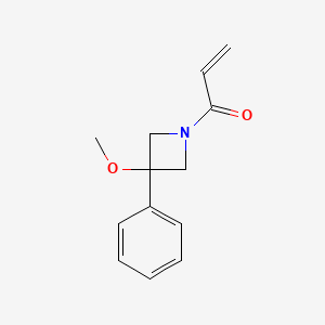 1-(3-Methoxy-3-phenylazetidin-1-yl)prop-2-en-1-one