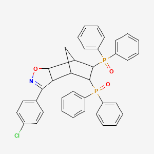 5-(4-Chlorophenyl)-8,9-bis(diphenylphosphoryl)-3-oxa-4-azatricyclo[5.2.1.02,6]dec-4-ene