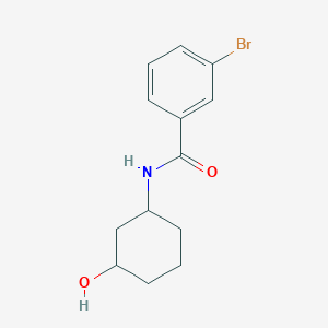 molecular formula C13H16BrNO2 B2434559 3-bromo-N-(3-hydroxycyclohexyl)benzamide CAS No. 1179514-48-7
