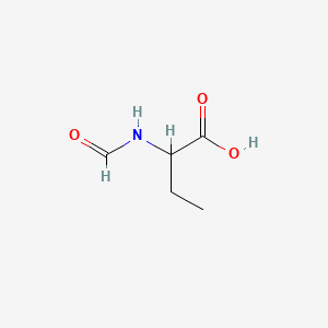 molecular formula C5H9NO3 B2434616 2-Formamidobutanoic acid CAS No. 106873-99-8; 82413-57-8