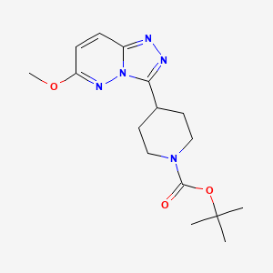 Tert-butyl 4-(6-methoxy-[1,2,4]triazolo[4,3-b]pyridazin-3-yl)piperidine-1-carboxylate