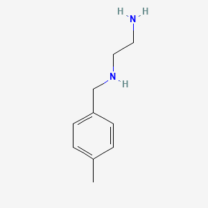 molecular formula C10H16N2 B2434676 N-(2-aminoethyl)-N-(4-methylbenzyl)amine CAS No. 99167-06-3