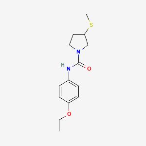 N-(4-Ethoxyphenyl)-3-methylsulfanylpyrrolidine-1-carboxamide