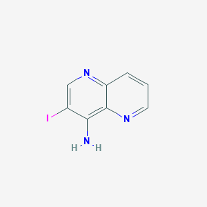 molecular formula C8H6IN3 B2434695 3-Iodo-1,5-naphthyridin-4-amine CAS No. 2548984-93-4